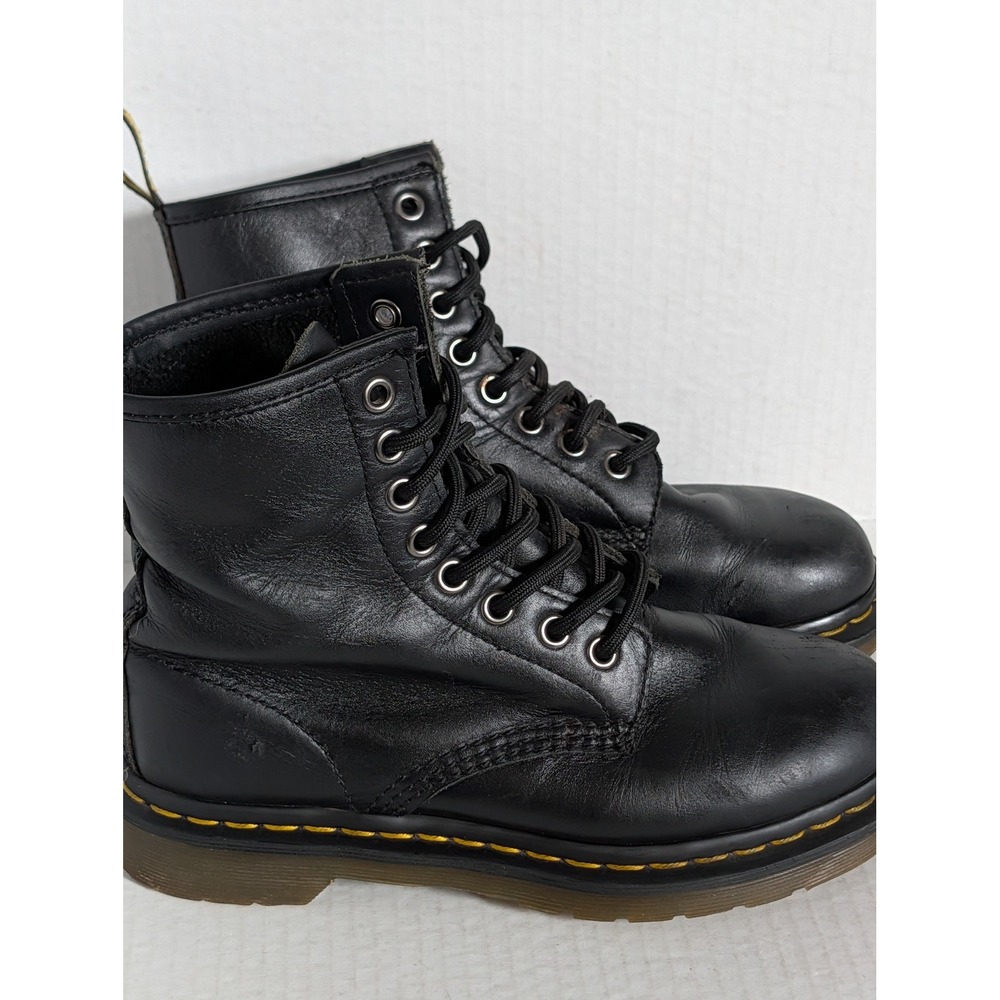 Dr. Martens 1460 8-Eye Black Leather Boots Women's Size 5 UK 3 EU 36